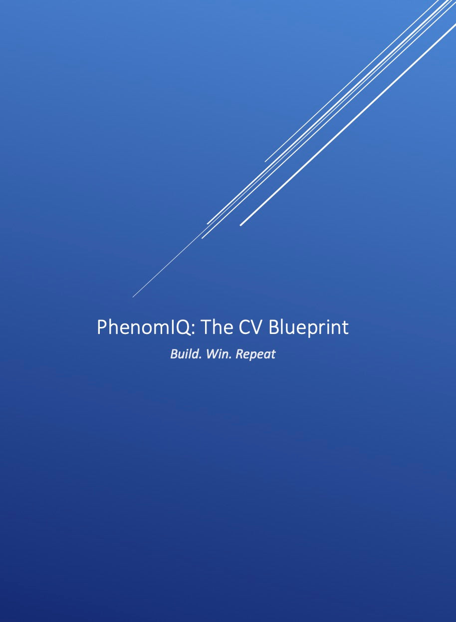 PhenomIQ: The CV Blueprint